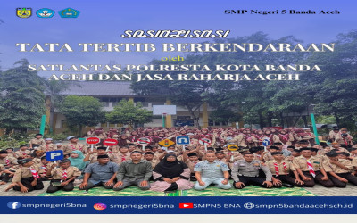 Sosialisasi Tata Tertib Berkendara oleh Satlantas Polresta Kota Banda Aceh dan Jasa Raharja Aceh